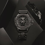 Philipp Plein The Skull Black Dial Black Silicone Strap Watch for Men - PWAAA0721 Authentic Buy Shop Now