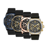 Bulova Marine Star Chronograph Black Dial Black Rubber Strap Watch for Men - 98B127 Buy Now By Bulova