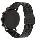 Emporio Armani Aviator Chronograph Black Dial Black Mesh Bracelet Watch For Men - AR11264 Buy Now By Emporio Armani