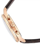 Emporio Armani Beta Chronograph White Dial Brown Leather Strap Watch For Men - AR1916 Buy Now By Emporio Armani