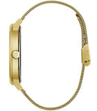 Guess Iconic Quartz Gold Dial Gold Mesh Bracelet Watch For Women - GW0527L2 Buy Now By Guess