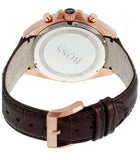 Hugo Boss Driver Chronograph Brown Dial Brown Leather Strap Watch For Men - HB1513093 Buy Now By Hugo Boss