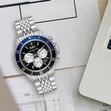 Michael Kors Bayville Chronograph Black Dial Silver Steel Strap Watch For Men - MK8749 Buy Now By Michael Kors