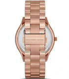 Michael Kors Slim Runway White Dial Rose Gold Steel Strap Watch For Women - MK3804 Buy Now By Michael Kors