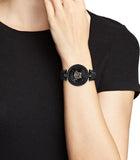 Versace Palazzo Empire Black Dial Black Leather Strap Watch for Women - VCO050017 Buy Now By Versace