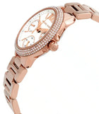 Michael Kors Camille Multifunction White Dial Rose Gold Steel Strap Watch For Women - MK6845 Buy Now By Michael Kors