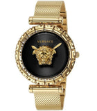 Versace Palazzo Empire Greca Black Dial Gold Mesh Bracelet Watch for Women - VEDV00519 Buy Now By Versace