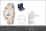 Maserati Traguardo Automatic White Dial Two Tone Steel Strap Watch For Men - R8823112001 Buy Now By Maserati