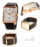 Calvin Klein Window Silver Dial Brown Leather Strap Watch for Men - K2M21620 Buy Now By Calvin Klein