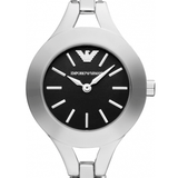 Emporio Armani Classic Quartz Black Dial Silver Steel Strap Watch For Women - AR7328 Buy Now By Emporio Armani
