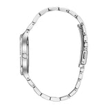 Bulova Crystal Collection Mother of Pearl Dial Silver Steel Strap Watch for Women - 96L263 Buy Now By Bulova