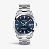 Tissot Gentlemen Powermatic 80 Silicium Blue Dial Silver Steel Strap Watch For Men - T127.407.11.041.00 Buy Now By Tissot