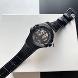 Maserati Potenza Automatic Black Dial Black Leather Strap Watch For Men - R8821108009 Buy Now By Maserati