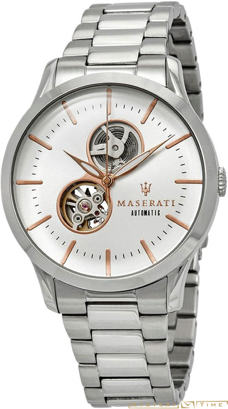 Maserati Tradizione Automatic White Dial Stainless Steel Watch For Men - R8823125001 Buy Now By Maserati