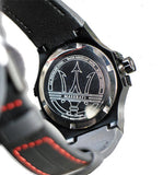 Maserati Potenza 3H STR Black Dial 42mm Leather Strap Watch For Men - R8851108010 Buy Now By Maserati