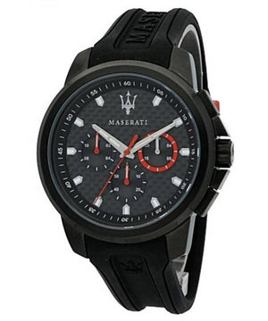 Maserati SFIDA Chronograph Quartz Stainless Steel Black Dial Watch For Men - R8851123007 Buy Now By Maserati