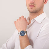 Maserati Competizione Chronograph Blue Dial Silver Steel Strap Watch For Men - R8853100013 Buy Now By Maserati