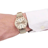 Maserati Epoca Golden Dial Golden Mesh Bracelet Watch For Men - R8853118003 Buy Now By Maserati