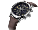 Maserati Epoca Chronograph Blue Dial Brown Leather Strap Watch For Men - R8871618001 Buy Now By Maserati