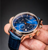 Maserati Epoca Blue Dial Leather Blue Strap Watch For Men - R8871618007 Buy Now By Maserati