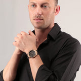 Maserati Triconic Chronograph Grey Dial Brown Leather Strap Watch For Men - R8871639003 Buy Now By Maserati