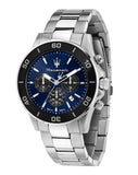 Maserati Competizione Chronograph Blue Dial Silver Steel Strap Watch For Men - R8873600009 Buy Now By Maserati