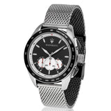 Maserati Traguardo Chronograph Black Dial Silver Mesh Bracelet Watch For Men - R8873612008 Buy Now By Maserati