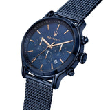 Maserati Epoca Analog Blue Dial Blue Mesh Bracelet Watch For Men - R8873618010 Buy Now By Maserati