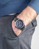 Maserati Successo Chronograph Blue Dial Black Steel Strap Watch For Men - R8873621005 Buy Now By Maserati