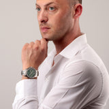 Maserati Successo Chronograph Green Dial Silver Steel Strap Watch For Men - R8873621017 Buy Now By Maserati