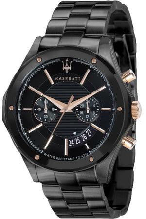 Maserati Circuito Black Dial Black Steel Strap Watch For Men - R8873627001 Buy Now By Maserati