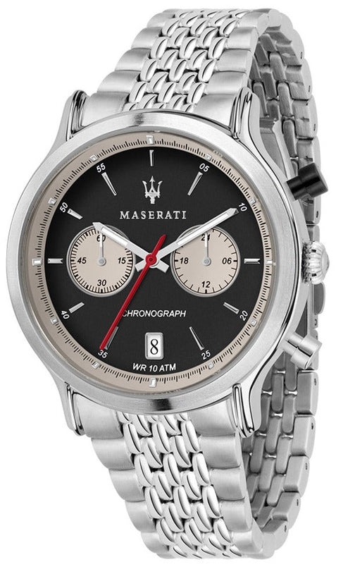 Maserati Legend Chronograph Black Dial Stainless Steel Watch For Men - R8873638001 Buy Now By Maserati