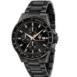 Maserati SFIDA Chronograph Black Dial Black Steel Strap Watch For Men - R8873640011 Buy Now By Maserati