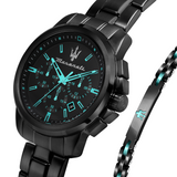 Maserati Successo Aqua Edition Black Dial Stainless Steel Strap Watch For Men - R8873644003 Buy Now By Maserati