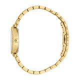 Just Cavalli Chiarezza Snake Core Silver Dial Gold Steel Strap Watch for Women - RC5L078M0025
