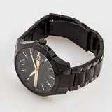 Armani Exchange Hampton Chronograph Black Dial Black Steel Strap Watch For Men - AX2413 Buy Now By Armani Exchange