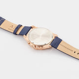 Armani Exchange Banks Chronograph Blue Dial Blue Leather Strap Watch For Men - AX1723 Buy Now By Armani Exchange