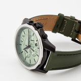 Armani Exchange Banks Chronograph Green Dial Green Leather Strap Watch For Men - AX1725 Buy Now By Armani Exchange
