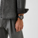 Armani Exchange Chronograph Black Dial Black Steel Strap Watch For Men - AX2429 Buy Now By Armani Exchange