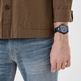 Guess Connoisseur Quartz Blue Dial Blue Steel Strap Watch For Men - GW0265G9 Buy Now By Guess