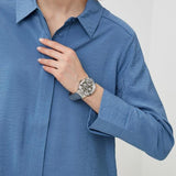 Guess Duchess Quartz Silver Dial Silver Steel Strap Watch For Women - GW0558L1 Buy Now By Guess