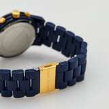 Michael Kors Runway Analog Blue Dial Blue Steel Strap Watch for Women - MK7332 Buy Now By Michael Kors