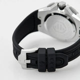 Philipp Plein Octagon Silver Dial Black Silicone Strap Watch for Men - PWTBA0123 Authentic Buy Shop Now