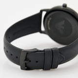 Emporio Armani Minimalist Analog Black Dial Black Leather Strap Watch For Men - AR11573 Buy Now By Emporio Armani