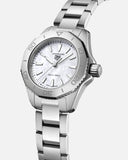 Tag Heuer Aquaracer Professional 200 Quartz White Dial Silver Steel Strap Watch for Women - WBP1411.BA0622 Buy Now By Tag Heuer