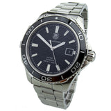 Tag Heuer Aquaracer Caliber 5 Automatic Black Dial Silver Steel Strap Watch for Men - WAK2110.BA0830 Buy Now By Tag Heuer