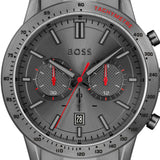 Hugo Boss Allure Chronograph Grey Dial Grey Steel Strap Watch for Men - 1513924 Buy Now By Hugo Boss
