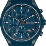 Hugo Boss Velocity Chronograph Blue Dial Blue Rubber Strap Watch For Men - 1514061 Buy Now By Hugo Boss