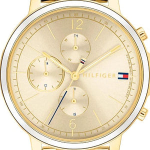 Tommy Hilfiger Madison Quartz Gold Dial Gold Steel Strap Watch For Women - 1782189 Buy Now By Tommy Hilfiger