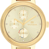 Tommy Hilfiger Joy Analog Gold Dial Gold Steel Strap Watch For Women - 1782536 Buy Now By Tommy Hilfiger